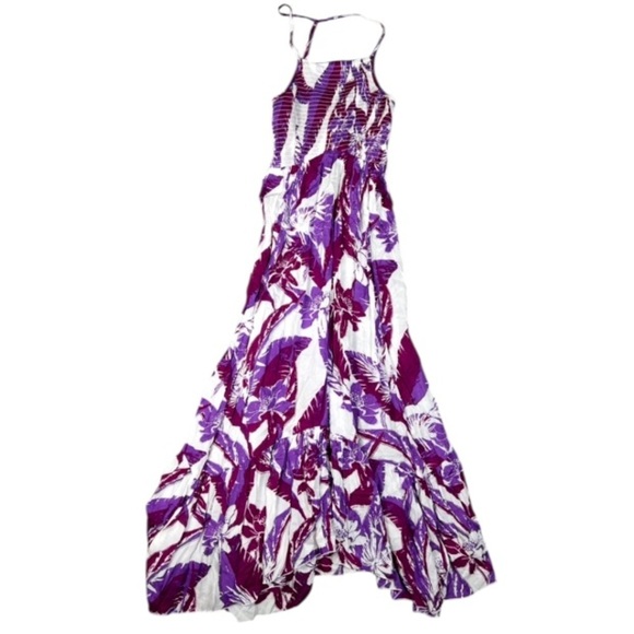 Free People Dress Womens XS Intimately FP Heat Wave Floral Strappy Tropical Maxi - Picture 3 of 10